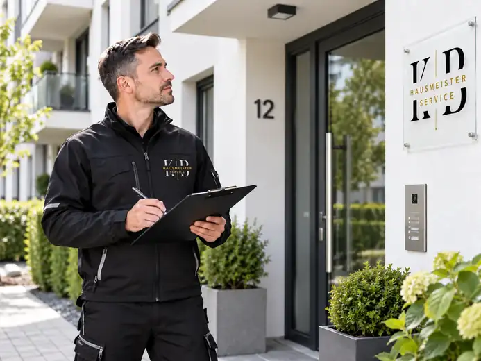 Hausmeisterservice am Eingang
