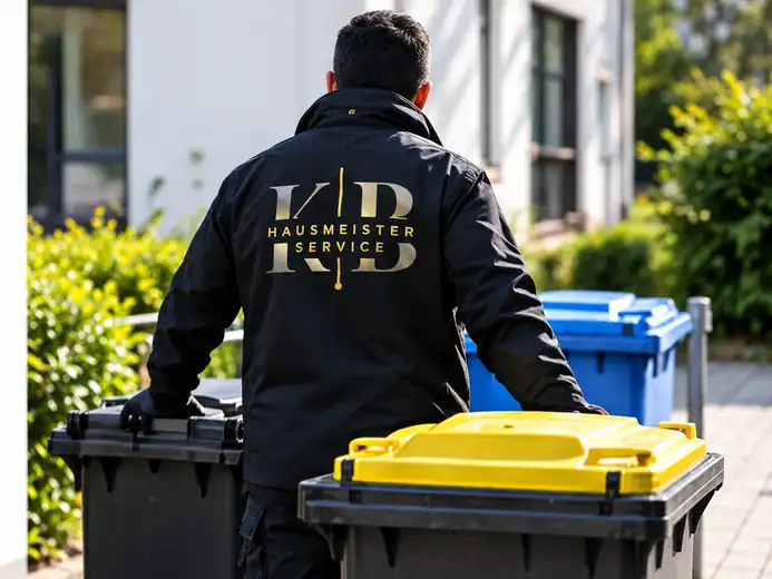 KB Hausmeister Service beim Mülltonnenservice